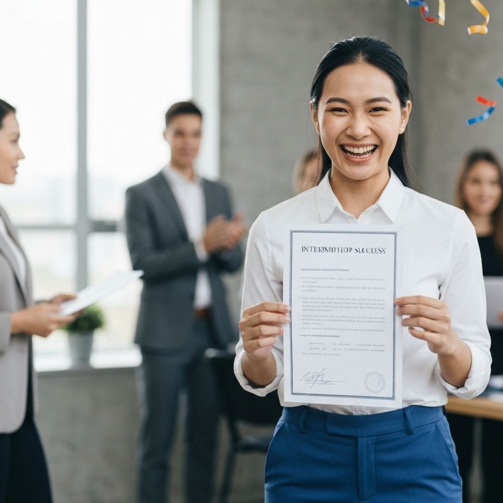 Making the Most of Your Internship